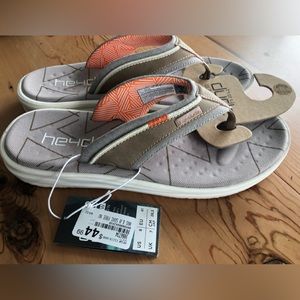 Hey Dude flip flops.